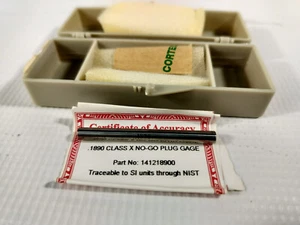 Vermont Gage Plug & Pin Gage Class X 0.1890" Diameter - Picture 1 of 5