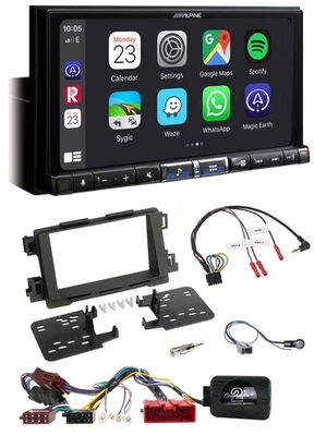 Alpine 2DIN DAB USB Lenkrad Bluetooth Autoradio für Mazda CX5 6 13-15 aktiv schw - Bild 1 von 4