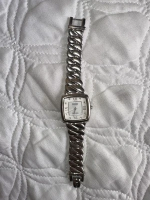 Женские часы Ecclissi из чистого серебра с бриллиантовым циферблатом рабочие - Изображение 1 из 4