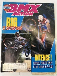 BMX Action Magazine November 1987- Redline Mongoose GT Boss Haro - Picture 1 of 7