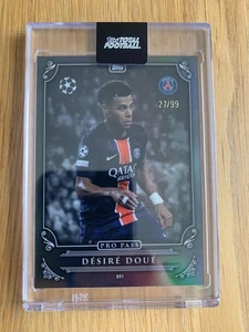 DESIRÉ DOUÉ Topps Fútbol Total 2024/25 24/25 Paralelo/99 Pro Pass Doue Paris - Imagen 1 de 2