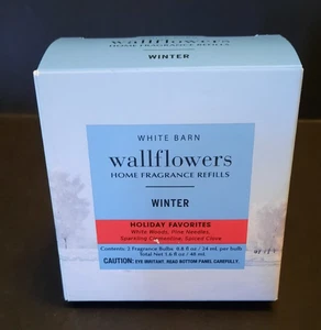 BATH & BODY WORKS WINTER WALLFLOWERS HOME FRAGRANCE REFILLS - Picture 1 of 5