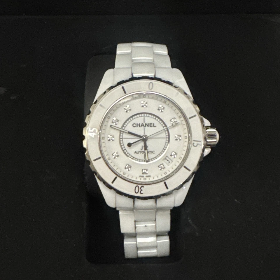 Reloj Chanel J12 H1629 38mm Automático Diamante Cerámica Genuino Foto 1 de 4