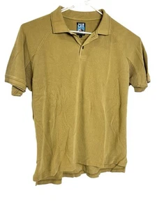 Vintage Kuhl ALF Polo Cotton Shirt Vented Tan Size Men's Large - Picture 1 of 7