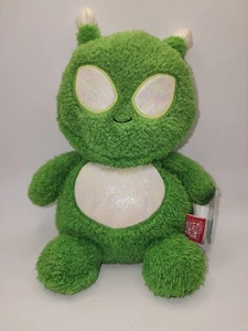 Juguete de peluche coleccionable Bumbumz 7,5 pulgadas verde mate The Alien nuevo con etiquetas  - Imagen 1 de 8