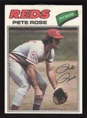 Pete Rose 1977 Topps Cloth Stickers #38 Cincinnati Reds EX-MINT - Image 1 of 2
