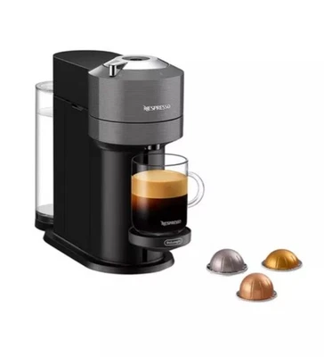 Delonghi Nespresso Vertuo Next Bluetooth Coffee Machine +12 Coffee Pods Matt.  - Image 1 of 4