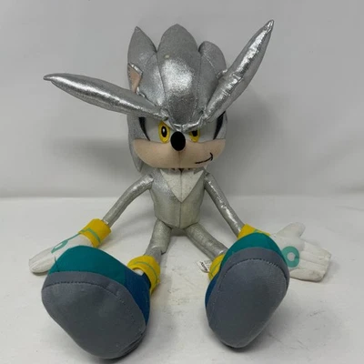 Brinquedo de Pelúcia Kelly Sega Sonic the Hedgehog Silver the Hedgehog 15" 2009 - Imagem 1 de 4