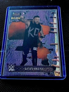 2025 Topps Chrome WWE x Cactus Jack - Kevin Owens - Purple Refractor /250 - Picture 1 of 2