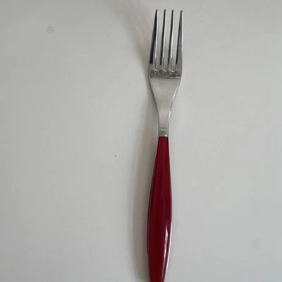 Gabel von Guzzini Feeling Serie- 18/10 Edelstahl - 20,50 cm Rot - Bild 1 von 3