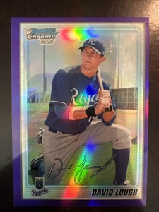DAVID LOUGH 2010 Bowman Chrome PURPLE 1st RC Rookie REF Refractor #d 929/999 !! 