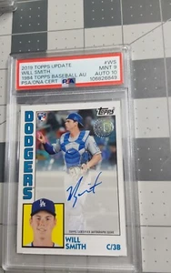 2019 Topps Update Baseball #84RWS Will Smith Auto 1984 PSA 9 10 - Picture 1 of 2