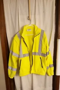 M Safe High Visibility Men 2X Fleece Jacket Or Vest - Picture 1 of 7