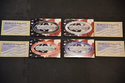 CSN 2006 State Quarter Set, Platinum, Gold, Denver, and Philadelphia Mints. - Image 1 of 3