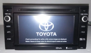 14 15 16 17 18 19 Toyota TACOMA radio CD ENTUNE PREMIUM GPS Navigation NAV XM HD - Picture 1 of 10