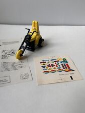 Vintage micronauts ultrasonic Scooter Instruction Sheet Stickers Mego Vehicle