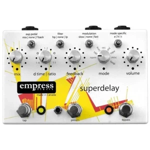 Empress Superdelay Guitar Pedal Delay Effects Crystals - RARE! Graphics Version! - Picture 1 of 3