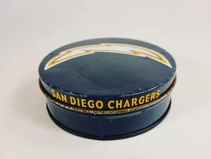 Juego de montaña rusa de metal vintage de San Diego Chargers. 5 posavasos de lata Parte posterior de corcho. - Imagen 1 de 6