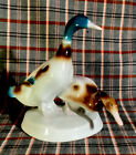 Zsolnay Porcelain Mallard Ducks  Vintage Made In Pecs, Hungary EUC
