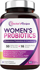Women’S Probiotic, 60 Caps 50 Billion CFU 16 Strains, with Organic Cranberry, Di