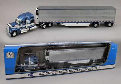 DCP 1:64 *WD POTATO LIMITED* Kenworth W990 Midroof w/53' Utility Reefer Trailer - Image 1 of 4