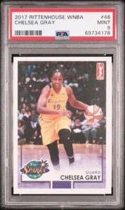 2017 Rittenhouse WNBA Chelsea Gray PSA 9 Las Vegas Aces There are no PSA 10! - Picture 1 of 2