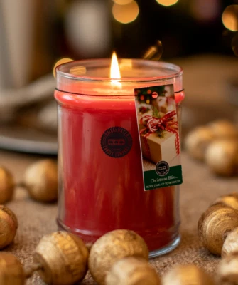 Bridgewater Candle -  Duftkerze im Glas  Jar Large - Christmas Bliss 145 Stunden - Bild 1 von 4