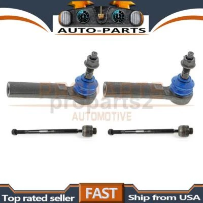 4x Extremos de varilla de amarre delanteros interiores exteriores Mevotech para GMC Yukon XL 1500 5,3 L 2007-2013 Foto 1 de 4