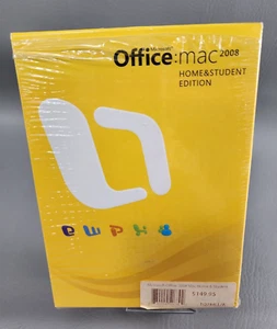 Microsoft Office 2008 Home & Student Edition for Mac X12-08297 Factory Packaging - Picture 1 of 7