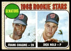 1968 Topps #96 Washington Senators Rookie Stars Coggins, Nold EX-EXMINT - Picture 1 of 2