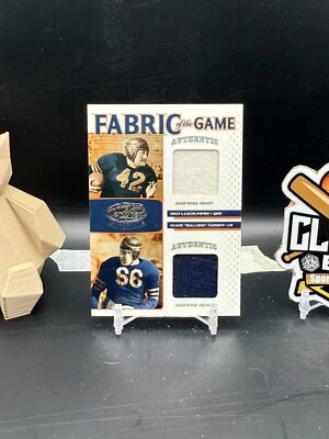 Sid Luck Man Clyde Turner 2007 Donruss Playoff Fabric of the Game Patch (CBR) - Image 1 of 2