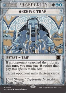 Archive Trap Showcase R Foil #7 | OTP OTJ: Breaking News | MTG - Picture 1 of 1