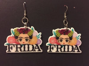 Frida inspirierte Ohrhänger, Schmuck - Bild 1 von 5