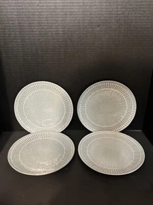 4-Dash Of That SAM Blue Grey SALAD Plates - Picture 1 of 4