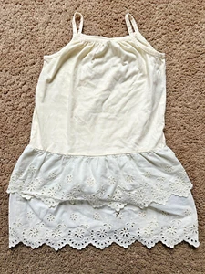 Baby Gap LACE Tiered DRESS Size 4 girl party 2 pc PRETTY - Picture 1 of 5
