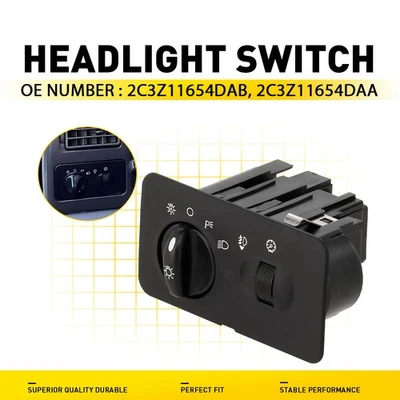 Headlight Switch Fit 2002 2003 2004 Ford F-250 F-350 F-450 F-550 Super Duty - Image 1 of 4