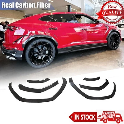 Для Lamborghini Urus 2018-2023 Real Carbon колесо отделка бровей арка расширители крыльев - Изображение 1 из 4