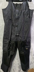 10X Gore-Tex Rainwear Snow Ski Bib Overalls Coveralls Mens L 38-40 Black EUC - Picture 1 of 10