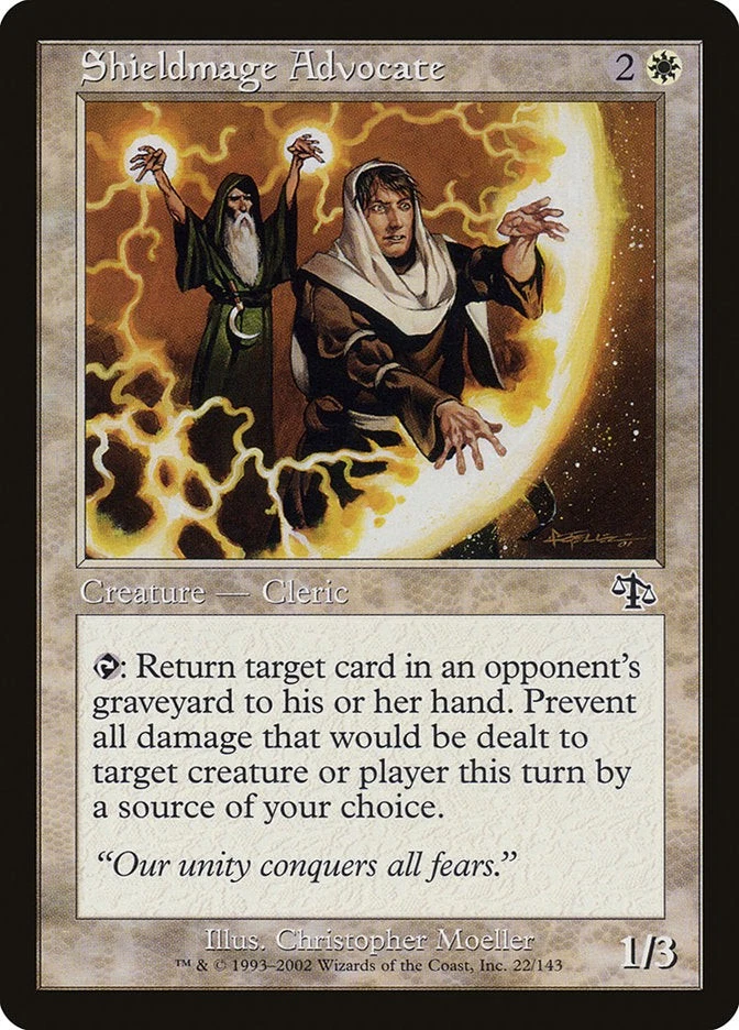 Shieldmage Advocate [Judgment] (JUD 22) Near Mint - Image 1 of 1