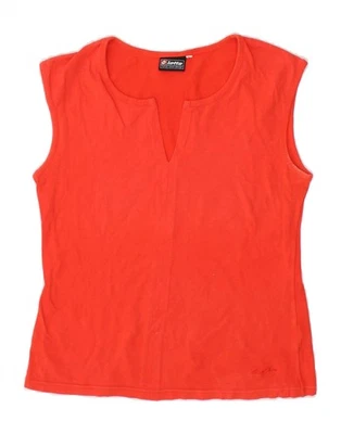 LOTTO Womens Sleeveless Blouse Top UK 12 Medium Orange BF10 - Image 1 of 3