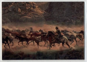 Autographed Card - NO Signature - Mort Kunstler Wild West [Comic Images 1996] - Picture 1 of 2