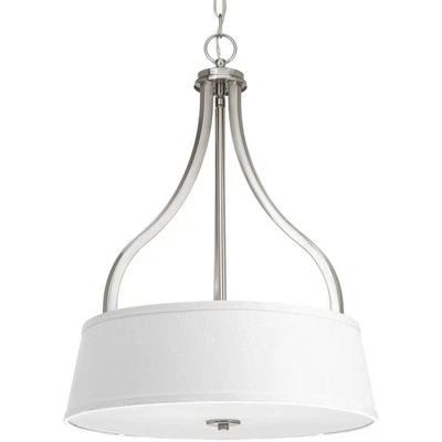 Progress Lighting P3905 Nickel Arden 3-Light 18"W Pendant - Image 1 of 4