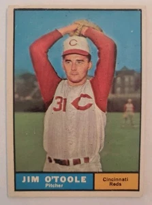 1961 TOPPS #328 JIM O'TOOLE CINCINNATI REDS  - Picture 1 of 2