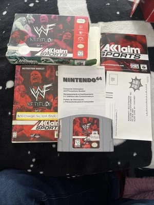 WWF Attitude N64 Completo En Caja CIB Nintendo 64 Foto 1 de 2
