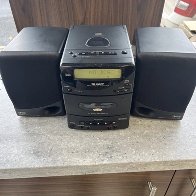 Sharp CD-Q8 Micro Component System tape works fm works cd faulty spares/repairs - Image 1 of 4