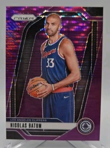 2024-25 Prizm Nicolas Batum Purple Pulsar #d 30/35 LA Clippers NRMT-MT or Better - Picture 1 of 3