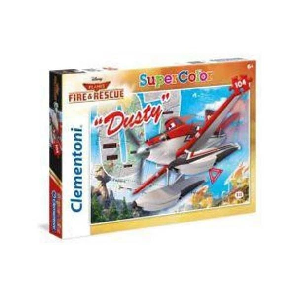 Clementoni Puzzle 104 Pz Fire & Rescue Dusty Planes 27911 - Immagine 1 di 1