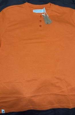 Camiseta Kangol Adulto Grande Decote Redondo Pêssego/Rosa Logotipo Bordado Elástico Casual - Imagem 1 de 3