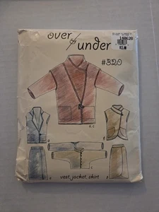 Design And Sew #320 "Over & Under" Schnittmuster Weste/Jacke/Rock NEU - Bild 1 von 3