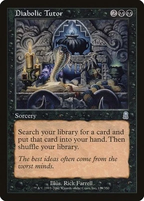 Odyssey  MTG  1 Diabolic Tutor Magic - Image 1 of 2